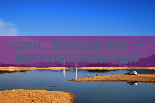 CSDN，是博客还是微博？一种技术分享与交流的平台探讨
